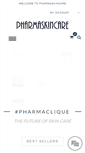 Mobile Screenshot of pharmaskincare.com